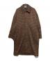 YOKE（ヨーク）の古着「DOUBLE JQUARD KNIT BALCOLLAR COAT」｜ブラウン