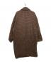 YOKE (ヨーク) DOUBLE JQUARD KNIT BALCOLLAR COAT ブラウン サイズ:M：18000円