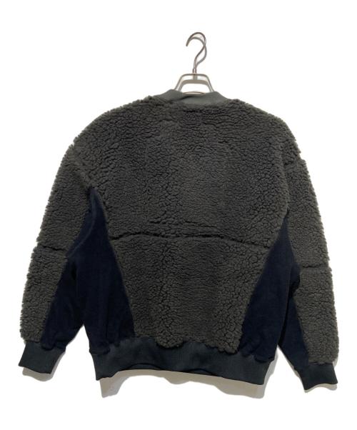 C.E（シーイー）C.E (シーイー) 切替ボアスウェット グレー サイズ:Mの古着・服飾アイテム