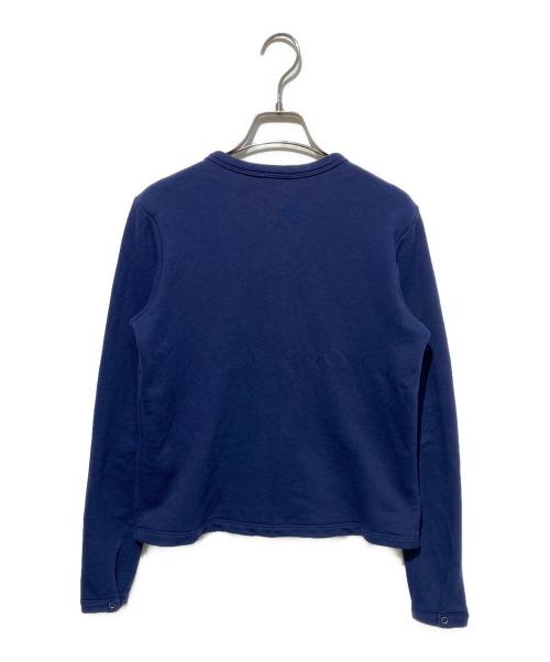 POLO RALPH LAUREN（ポロ・ラルフローレン）POLO RALPH LAUREN (ポロ・ラルフローレン) ポロベア刺繍スウェットカーディガン ネイビー サイズ:XSの古着・服飾アイテム
