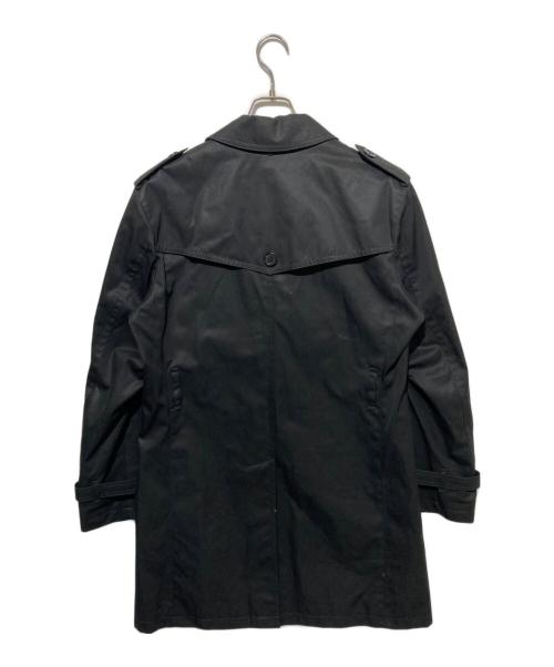 BURBERRY BLACK LABEL（バーバリーブラックレーベル）BURBERRY BLACK LABEL (バーバリーブラックレーベル) トレンチコート ブラック サイズ:LLの古着・服飾アイテム