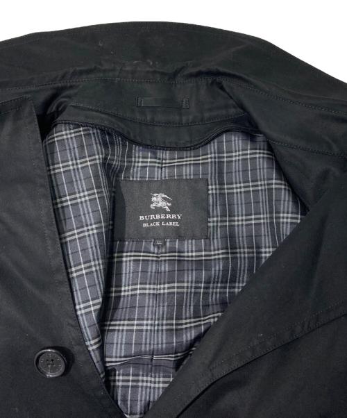 BURBERRY BLACK LABEL（バーバリーブラックレーベル）BURBERRY BLACK LABEL (バーバリーブラックレーベル) トレンチコート ブラック サイズ:LLの古着・服飾アイテム
