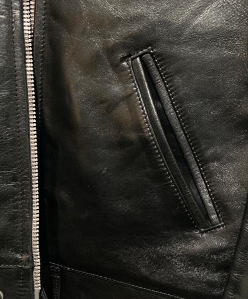 ADDICT CLOTHES（アディクト クローズ）ADDICT CLOTHES (アディクト クローズ) CENTAR-ZIP JACKET ブラック サイズ:36の古着・服飾アイテム