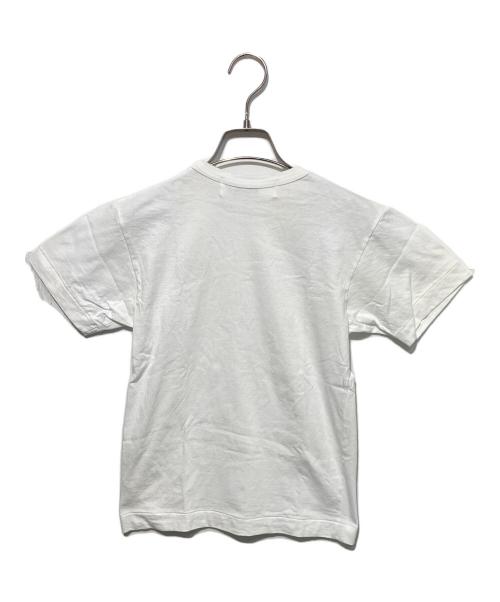 PLAY COMME des GARCONS（プレイコムデギャルソン）PLAY COMME des GARCONS (プレイコムデギャルソン) T-Shirt With Red Emblem ホワイト サイズ:xxsの古着・服飾アイテム