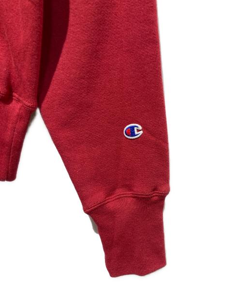 Champion（チャンピオン）Champion (チャンピオン) カレッジロゴリバースウィーブパーカー レッド サイズ:Lの古着・服飾アイテム