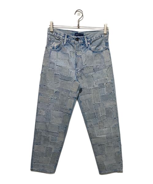 LEVI'S MADE&CRAFTED（リーバイスメイドクラフテッド）LEVI'S MADE&CRAFTED (リーバイスメイドクラフテッド) パッチワークデニムパンツ ブルー サイズ:W70の古着・服飾アイテム