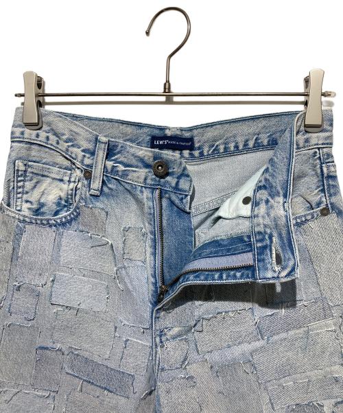 LEVI'S MADE&CRAFTED（リーバイスメイドクラフテッド）LEVI'S MADE&CRAFTED (リーバイスメイドクラフテッド) パッチワークデニムパンツ ブルー サイズ:W70の古着・服飾アイテム
