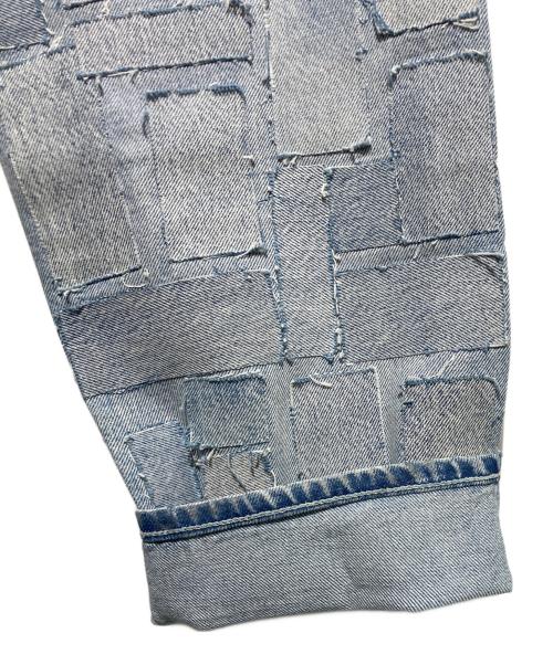 LEVI'S MADE&CRAFTED（リーバイスメイドクラフテッド）LEVI'S MADE&CRAFTED (リーバイスメイドクラフテッド) パッチワークデニムパンツ ブルー サイズ:W70の古着・服飾アイテム