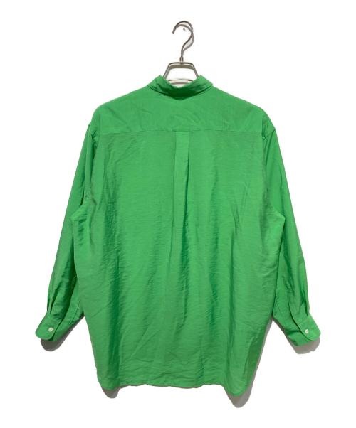Adam et Rope（アダム エ ロペ）Adam et Rope (アダム エ ロペ) スーパー ルーズシルエット シアーシャツ グリーン サイズ:Sの古着・服飾アイテム