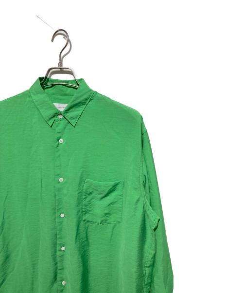 Adam et Rope（アダム エ ロペ）Adam et Rope (アダム エ ロペ) スーパー ルーズシルエット シアーシャツ グリーン サイズ:Sの古着・服飾アイテム