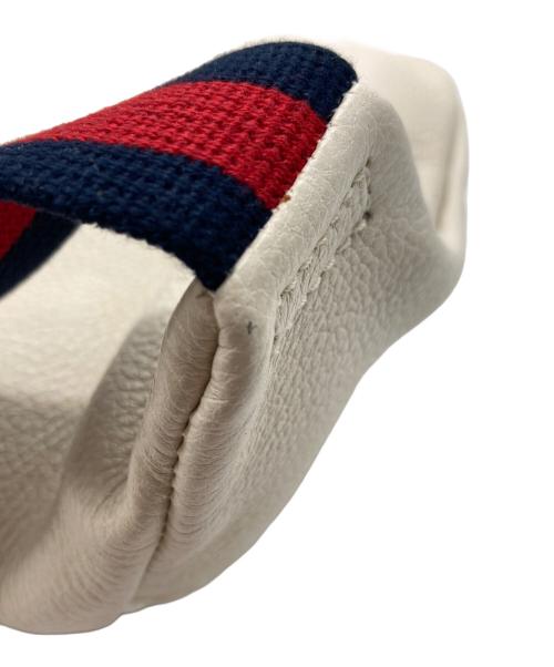 GUCCI（グッチ）GUCCI (グッチ) グッチ プリントベルトバッグ ホワイトの古着・服飾アイテム