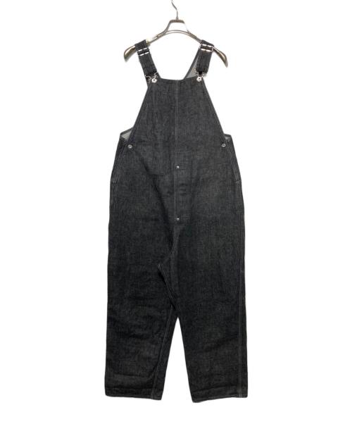 TUKI（ツキ）TUKI (ツキ) TYPE2 BLACK DENIM ノンウォッシュデニムサロペット インディゴ サイズ:4の古着・服飾アイテム