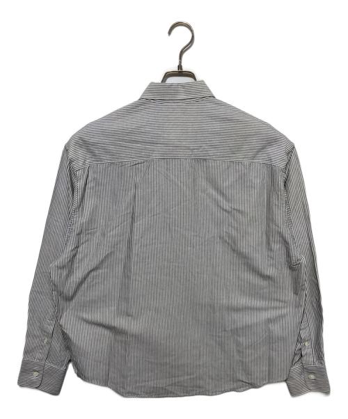 AMI PARIS（アミ パリス）AMI PARIS (アミ パリス) ボクシーフィットシャツ グレー サイズ:XSの古着・服飾アイテム