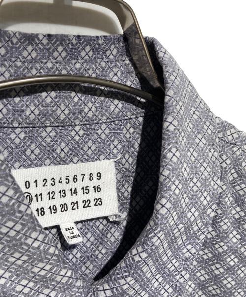 Maison Martin Margiela（メゾンマルタンマルジェラ）Maison Martin Margiela (メゾンマルタンマルジェラ) 総柄シャツ グレー サイズ:48の古着・服飾アイテム