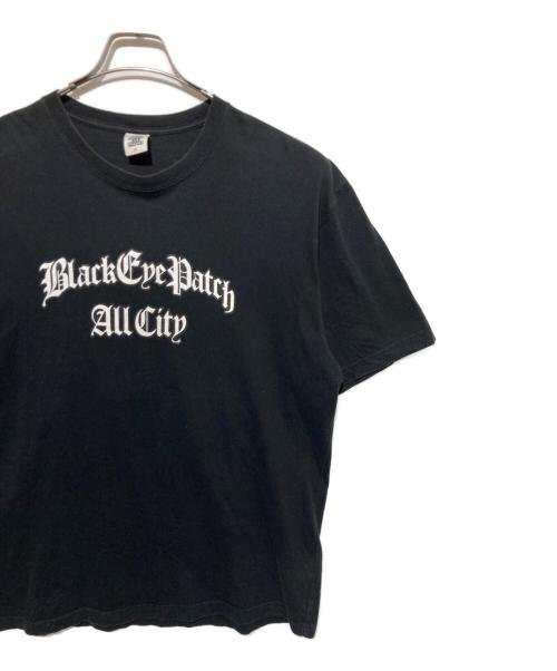 THE BLACK EYE PATCH（ブラックアイパッチ）THE BLACK EYE PATCH (ブラックアイパッチ) プリントTシャツ ブラック サイズ:XLの古着・服飾アイテム
