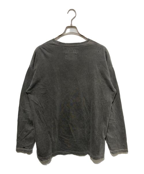 NEIGHBORHOOD（ネイバーフッド）NEIGHBORHOOD (ネイバーフッド) SAVAGE.SQD/C-CREW.LS  カットソー グレー サイズ:Mの古着・服飾アイテム