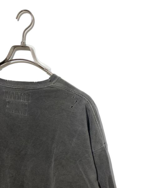 NEIGHBORHOOD（ネイバーフッド）NEIGHBORHOOD (ネイバーフッド) SAVAGE.SQD/C-CREW.LS  カットソー グレー サイズ:Mの古着・服飾アイテム