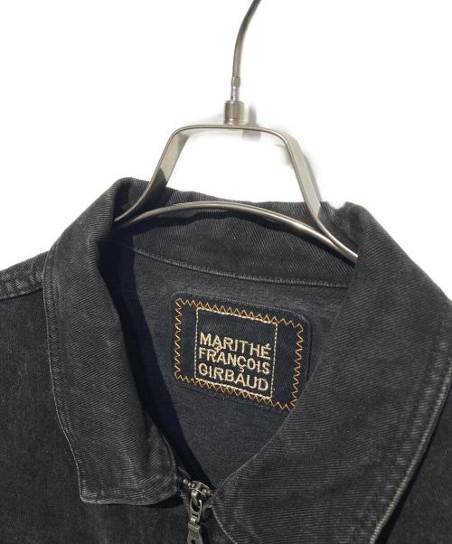 MARITHE+FRANCOIS GIRBAUD（マリテフランソワジルボー）MARITHE+FRANCOIS GIRBAUD (マリテフランソワジルボー) 00s ジップアップデニムジャケット ブラック サイズ:XLの古着・服飾アイテム