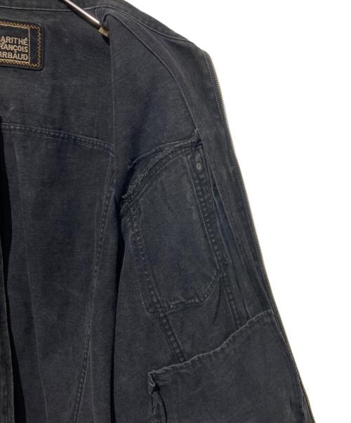 MARITHE+FRANCOIS GIRBAUD（マリテフランソワジルボー）MARITHE+FRANCOIS GIRBAUD (マリテフランソワジルボー) 00s ジップアップデニムジャケット ブラック サイズ:XLの古着・服飾アイテム