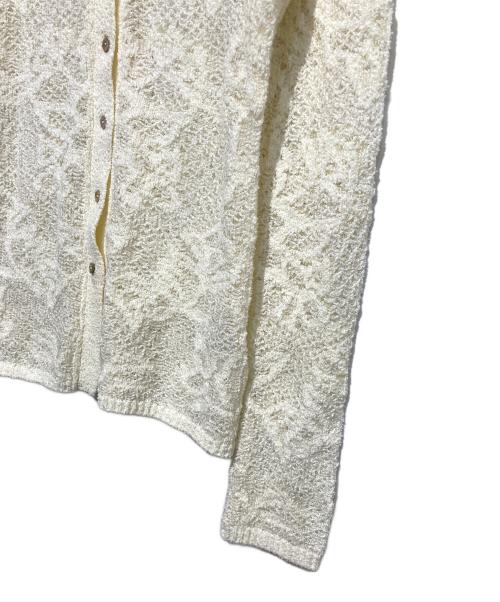 THE TOE（ザ・トゥー）THE TOE (ザ・トゥー) 襟付カーディガン ベージュ サイズ:Sの古着・服飾アイテム