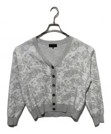 St ANDREWS（セントアンドリュース）の古着「総柄カーディガン」｜グレー