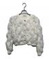 sheller（シェリエ）の古着「Feather fur cardigan」｜ホワイト