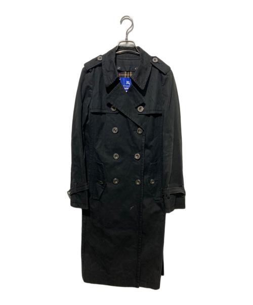 BURBERRY BLUE LABEL（バーバリー ブルー レーベル）BURBERRY BLUE LABEL (バーバリー ブルー レーベル) トレンチコート ブラック サイズ:40の古着・服飾アイテム