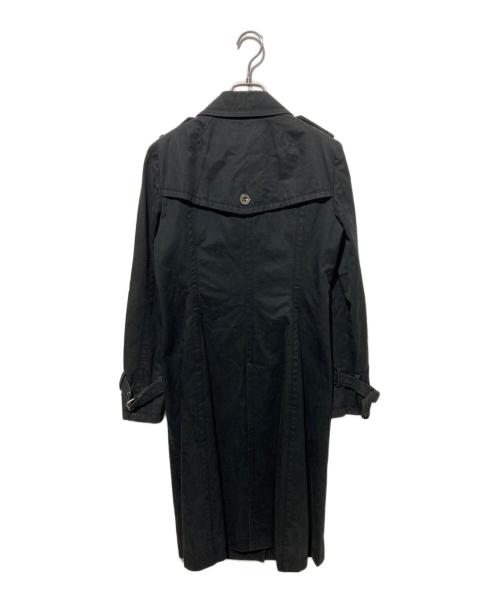 BURBERRY BLUE LABEL（バーバリー ブルー レーベル）BURBERRY BLUE LABEL (バーバリー ブルー レーベル) トレンチコート ブラック サイズ:40の古着・服飾アイテム