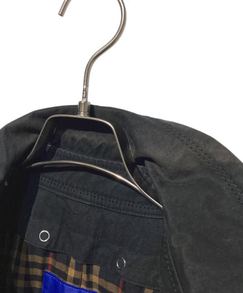 BURBERRY BLUE LABEL（バーバリー ブルー レーベル）BURBERRY BLUE LABEL (バーバリー ブルー レーベル) トレンチコート ブラック サイズ:40の古着・服飾アイテム