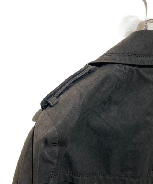 BURBERRY BLUE LABEL（バーバリー ブルー レーベル）BURBERRY BLUE LABEL (バーバリー ブルー レーベル) トレンチコート ブラック サイズ:40の古着・服飾アイテム
