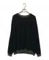 X-LARGE（エクストララージ）の古着「PATCHED LIGHT WEIGHT CREWNECK SWEATSHIRT」｜ブラック