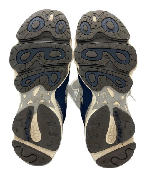 NEW BALANCE（ニューバランス）NEW BALANCE (ニューバランス) ローカットスニーカー ホワイト×ネイビー サイズ:27cmの古着・服飾アイテム