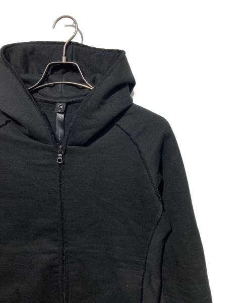 wjk（ダブルジェイケー）wjk (ダブルジェイケー) raglan parka ジップパーカー ブラック サイズ:Lの古着・服飾アイテム