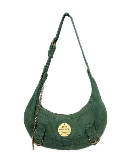 DIESEL（ディーゼル）DIESEL (ディーゼル) ワンショルダーバッグ グリーンの古着・服飾アイテム