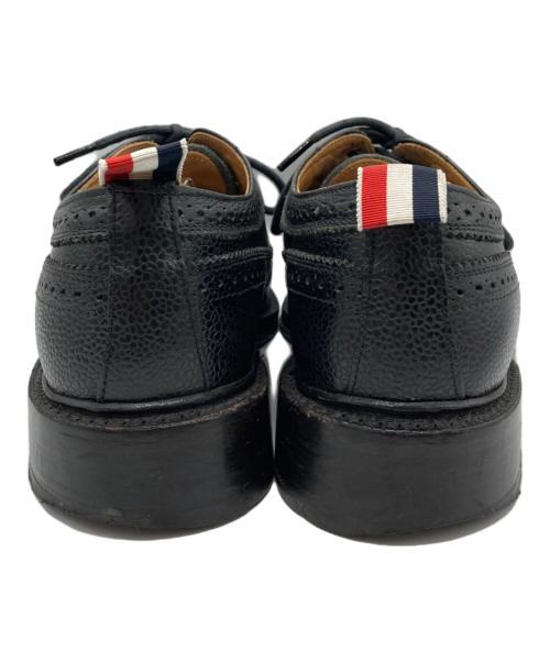 Thom Browne（トムブラウン）Thom Browne (トムブラウン) ウイングチップドレスシューズ ブラック サイズ:US8の古着・服飾アイテム