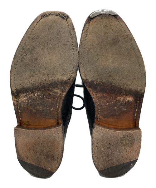 Thom Browne（トムブラウン）Thom Browne (トムブラウン) ウイングチップドレスシューズ ブラック サイズ:US8の古着・服飾アイテム