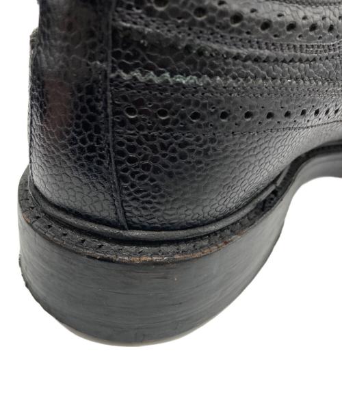 Thom Browne（トムブラウン）Thom Browne (トムブラウン) ウイングチップドレスシューズ ブラック サイズ:US8の古着・服飾アイテム