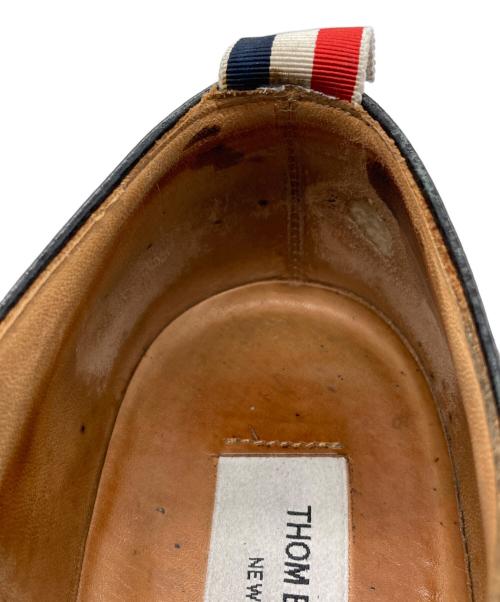 Thom Browne（トムブラウン）Thom Browne (トムブラウン) ウイングチップドレスシューズ ブラック サイズ:US8の古着・服飾アイテム
