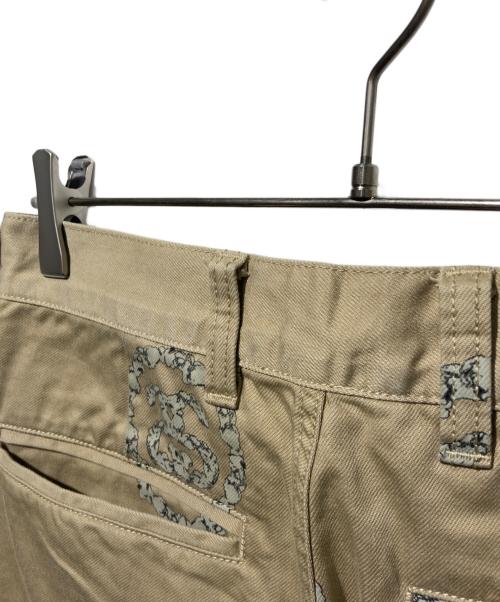 stussy（ステューシー）stussy (ステューシー) Denim Tears (デニムティアーズ) Ss Wreath Chino カーキ サイズ:28の古着・服飾アイテム