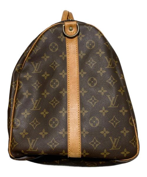 LOUIS VUITTON（ルイ ヴィトン）LOUIS VUITTON (ルイ ヴィトン) ボストンバッグ キーポル・バンドリエール55 ブラウンの古着・服飾アイテム