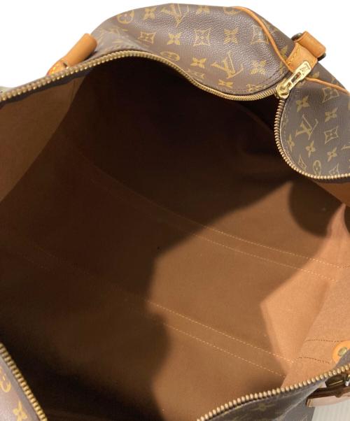 LOUIS VUITTON（ルイ ヴィトン）LOUIS VUITTON (ルイ ヴィトン) ボストンバッグ キーポル・バンドリエール55 ブラウンの古着・服飾アイテム