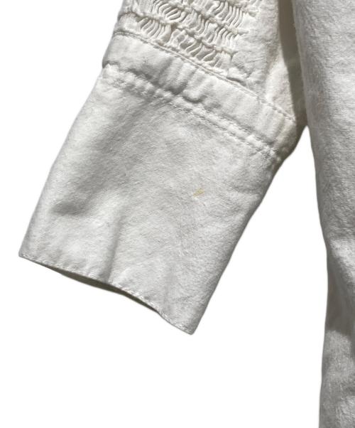 KAGURE（カグレ）kagure (カグレ) コットンスモッキングワンピース ホワイト サイズ:Freeの古着・服飾アイテム