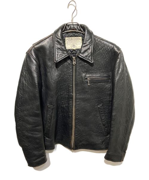 AVIREX（アヴィレックス）AVIREX (アヴィレックス) レザージャケット ブラック サイズ:Ｓの古着・服飾アイテム
