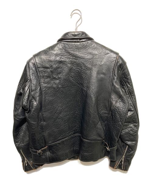 AVIREX（アヴィレックス）AVIREX (アヴィレックス) レザージャケット ブラック サイズ:Ｓの古着・服飾アイテム