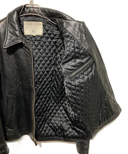 AVIREX（アヴィレックス）AVIREX (アヴィレックス) レザージャケット ブラック サイズ:Ｓの古着・服飾アイテム