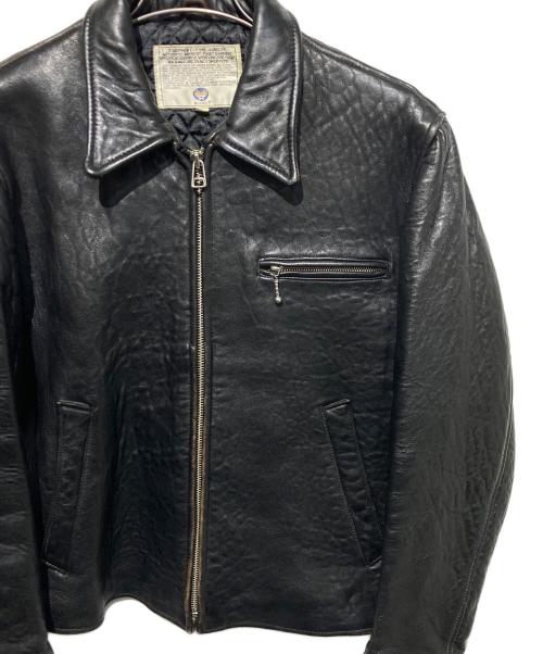 AVIREX（アヴィレックス）AVIREX (アヴィレックス) レザージャケット ブラック サイズ:Ｓの古着・服飾アイテム