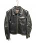 HARLEY-DAVIDSON（ハーレーダビッドソン）の古着「レザーライダースジャケット」｜ブラック