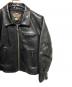 中古・古着 HARLEY-DAVIDSON (ハーレーダビッドソン) レザーライダースジャケット ブラック サイズ:Ｌ：25000円