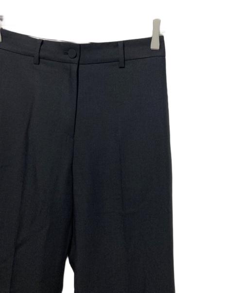 PLST（プラステ）PLST (プラステ) HARUNOBUMURATA (ハルノブ ムラタ) ウールブレンドストレートパンツ ブラック サイズ:Sの古着・服飾アイテム