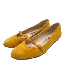 Salvatore Ferragamo（サルヴァトーレ フェラガモ）の古着「AUDREY メリージェーンシューズ」｜ベージュ